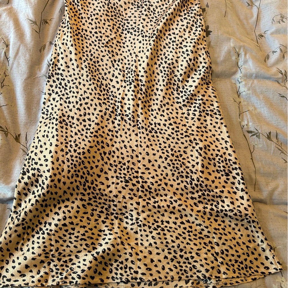 Petal and Pup cheetah print skirt